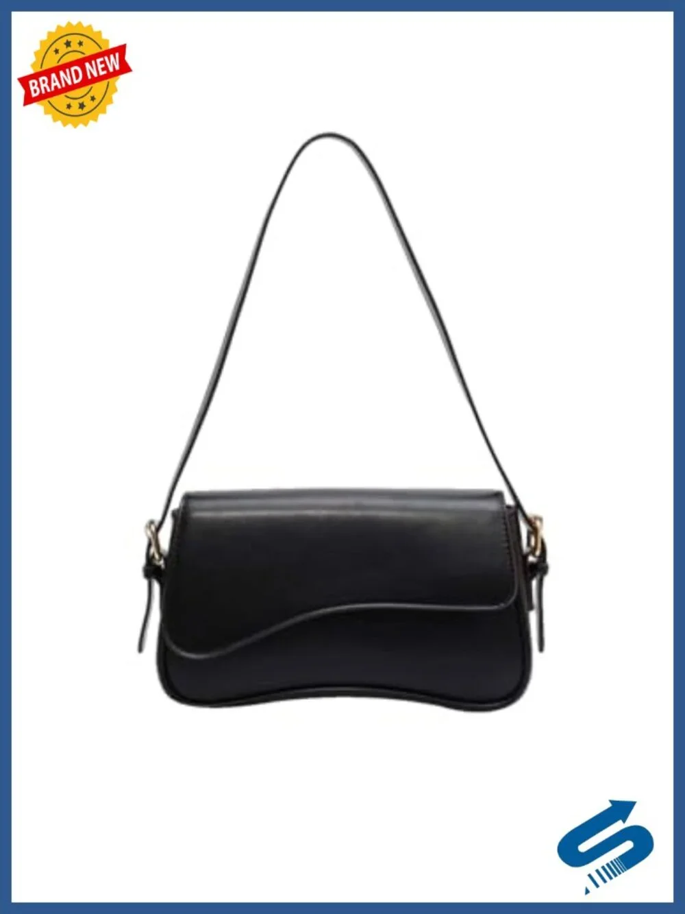 Verdusa Faux Leather Hobo Crossbody Shoulder Bag with Top Handle